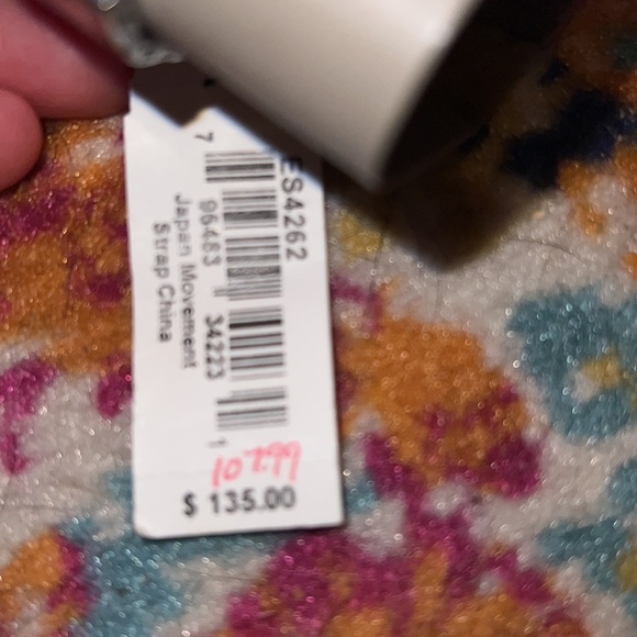 silver fossil watch with rhinestones - Picture 3 of 3